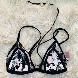 Bathing suit- pink/black